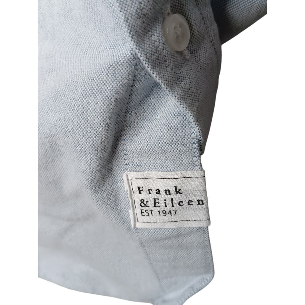 New with Tags Frank & Eileen Joedy Shirt Small Blue Cotton Oversized Button Up - Picture 8 of 15